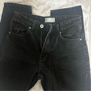 Bershka black mom jeans